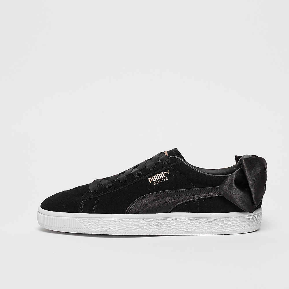 Suede Bow puma black puma black Suede Bow puma black puma black