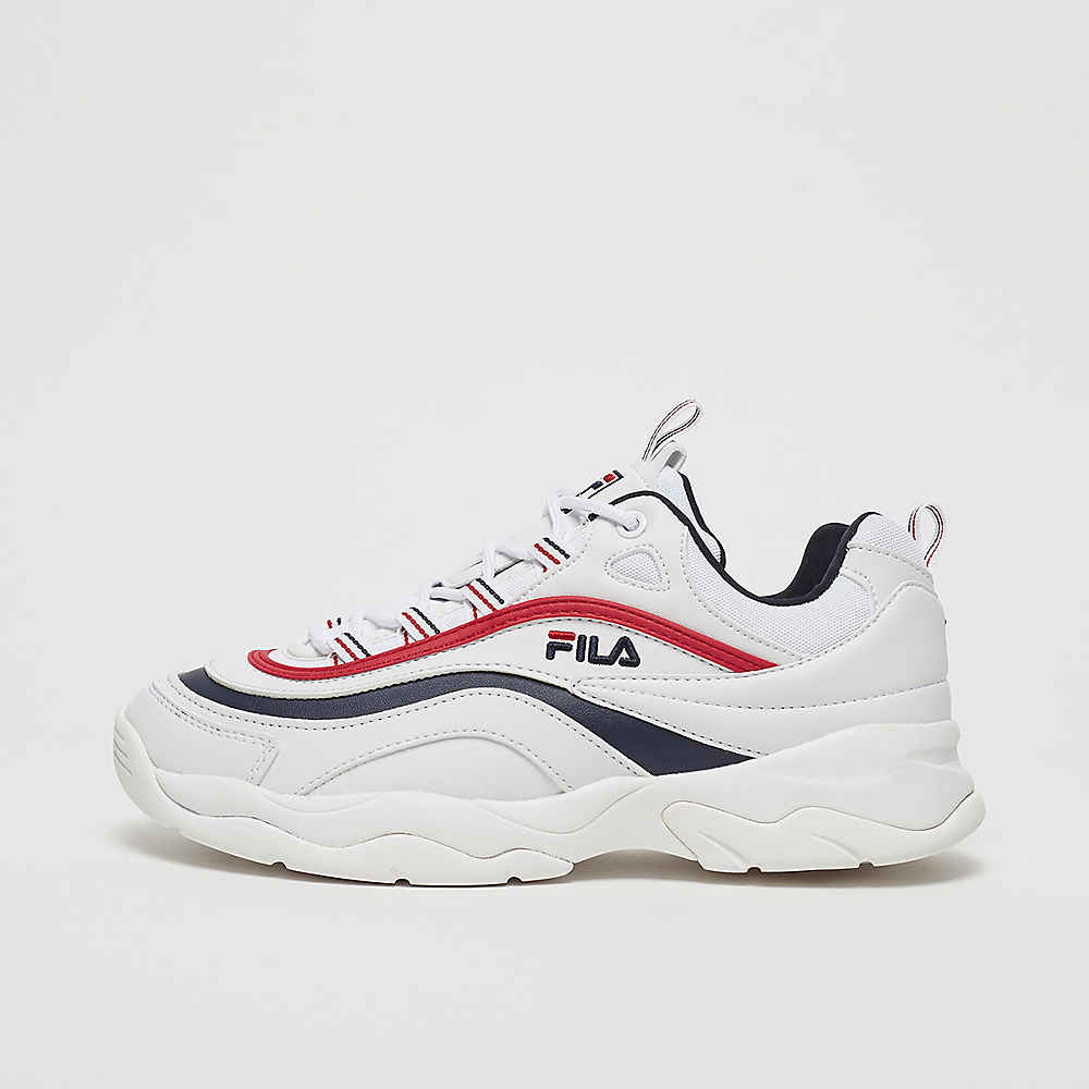WMN Heritage Ray Low white/fila navy/fila red WMN Heritage Ray Low white/fila navy/fila red