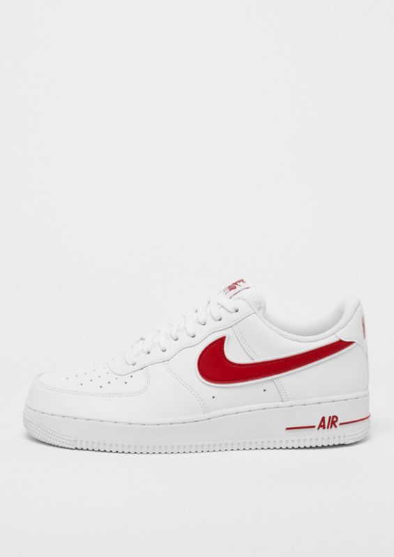Nike Air Force 1 White Red Shoes