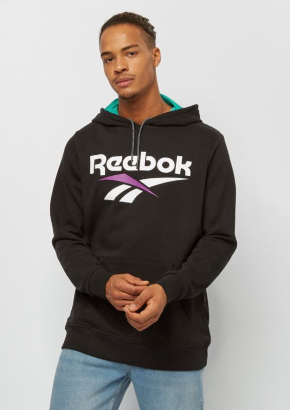 felpe smanicate con cappuccio reebok