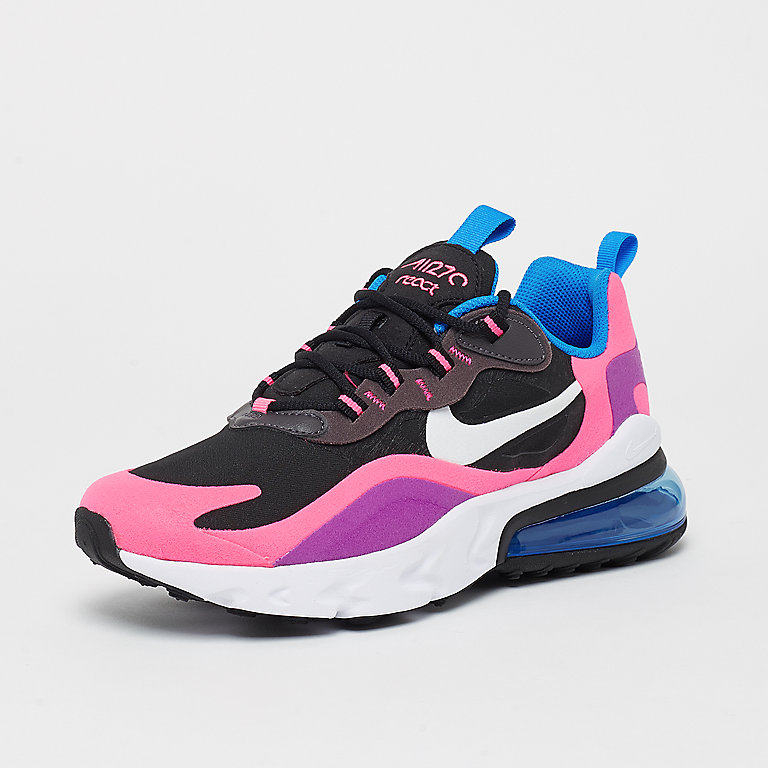 Air Max 270 React (GS) blackwhitehyper pinkvivid purple Air Max 270 React (GS) blackwhitehyper pinkvivid purple